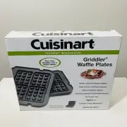 Cuisinart GR-WAFP Griddler Waffle Plates Belgian Waffles~ Makes 4 Waffles