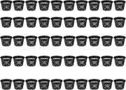 Generic 50 PCS Garden Slotted Mesh Net Cups 3 Inch Hydroponic Plng Basket Garden Round Plastic Net Pots for Hydroponics Balcony Office Plants