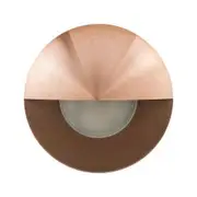 Havit Lighting Ollo 12V 5W LED Tri Colour 316 Stainless Steel Outdoor Step Light With Eyelid - Copper