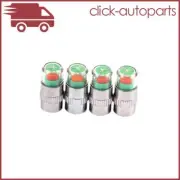 4 Pcs Car Auto Tire Monitor Valve Dust Cap Pressure Indicator Sensor Eye Alert (for: Honda)