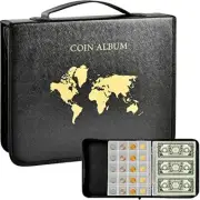 COIN COLLECTION BOOK Holder for Collectors Money Display Storage Case By ANKHOH