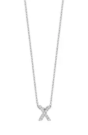 Bony Levy Diamond Pavé Initial Pendant Necklace
