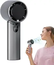 Portable Handheld Fan | Turbo Fan,3-10 Working Hours Portable 120 Speeds Adjustable Fan with USB Digital Display for Concerts