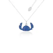 Couture Kingdom Disney Lilo & Stitch Crystal Silhouette Necklace Silver