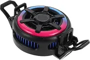 COLLBATH Portable Cooling Fan for Phone Magnetic Phone Cooling Device Rgb Light Lightweight Gaming Cooler Temperature Display