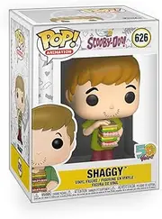 Epic Collectibles Pop Animation: Scooby Doo - Shaggy with Sandwich Vinyl Figure Included with Box Protector Compatible for Funko