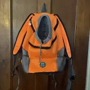 Pup Luck Mesh Padded Pet Backpack Carrier M 9-18lbs