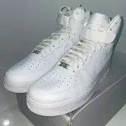 Nike Air Force 1 High 07 Triple White Men's 12.5 New CW2290 111