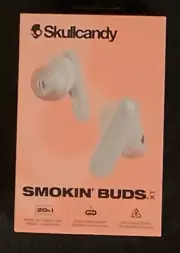 Skullcandy Smokin' Buds XT in-Ear Wireless Earbuds Bone Orange Brand New