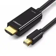 UGREEN UG-20848 Mini DP Male to HDMI Cable 4K 1.5m (Black) [UG-20848]