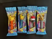 Set Of 4 Pokemon Pez Dispensers: (2) Pikachu, Pokeball, And Eevee