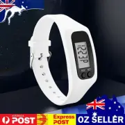 LED Pedometer Bracelet Step Counters Watch Silicone Step Tracker for Men Women