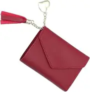 [FOYTOKI] Ladies Wallet Purse Mini Bag for Travel Women Tassel Purse Small Women's Wallet