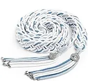 L.I.L.O.U Handfasting Cord for Wedding Ceremony in Natural Cotton Wedding Lasso Handmade Blue
