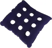 Inflatable Seat Cushion for Wheelchair Office Home Comfortable Chair Pad with Ventilation Lightweight Design Easy to Clean for Travel Daily Use Blue