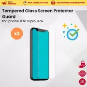 2x Tempered Glass Screen Protector Guard For iPhone 16 15 14 13 12 11 Pro Max