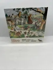 Dogs! Dogs! Dogs! Springbok 1000 Piece Jigsaw Puzzle 32 Breeds of Dogs New!!