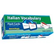 BarCharts Inc. QuickStudy Italian Flashcard & Reference Set (9781423230625)