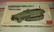 New Vintage Academy German Hanomag Sdkfz 251/1 Half Track WWII Model Kit 1:35