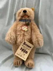 Steiff Replica 1930 12” Mohair Teddy Baby Bear Germany 0176/29 Ear Button Tag
