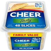 Cheer Tasty Cheese Slices 48 pack