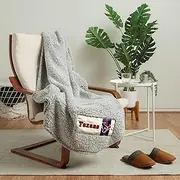 FOCO Houston Texans NFL Retro Cloud Sherpa Blanket