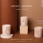 BROOKLYN CANDLE STUDIO美國授權經銷 藝術家聯名系列227G 香氛蠟燭 3種香味 天然大豆蠟 精油