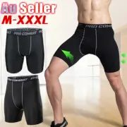 Men Fitness Shorts Pants Sports Under Skin Base AU Layer Compression Tights Pant