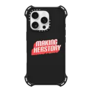 iPhone 16 Pro Bounce Case MagSafe Compatible Making Herstory iPhone Case by Quotes by Christie
