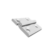 CFM.30 SH-4-CLEAN hinge W: 30mm technopolymer (PA) white H: 30mm ELESA + GANTE