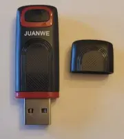 Black & Red USB Flash Drive Memory Stick Thumb 32Gb Win Formatted W Cap