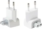 AC Adaptor Europe Plug Travel Charger Converter, Spare Connector for iPod