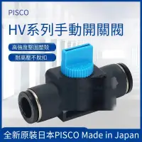 在飛比找露天拍賣優惠-【嚴選特賣】HV8-8-2 全新原裝日本PISCO手動閥 H