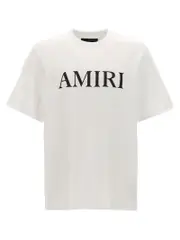 [Amiri] Amiri-Amiri Core Logo T Shirt Bianco-Uomo L White