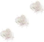 Baluue 3 Packs Crinkle Shred Plastic Filler Boxes Lids Shredded Paper for Box Basket