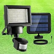 Solar Lights Outdoor, Solar Wall Lights Outdoor with Motion Sensor 2200 Lumen 120 LED Ultra Bright IP44 Waterproof 150°Solar Powered Lights Security for Driveway Walkway Garden & Outdoor