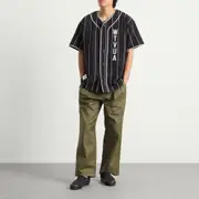 WTAPS Stripe Baseball Shirt