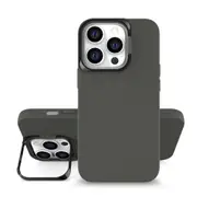 For iPhone 15 Pro Max Case, Unfold Stand Protective Cover Black