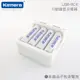 佳美能 Kamera USB-BC4 行動鎳氫充電器 4充 隨身充電器 快速 三號 四號 3號 4號 電池充電器