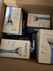 50 x Harry's Razor , 5 Blade New In Boxes Genuine Germany