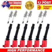 6x Iridium Spark Plug & 6PCS Ignition Coils For Ford Territory SX 2004 2005 4.0L (for: Ford)