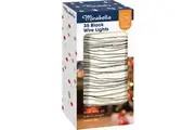 Mirabella Christmas 35 Wire Lights 3.4m Battery Operated Black each