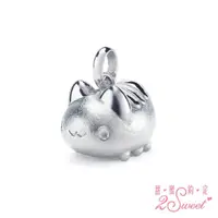 在飛比找momo購物網優惠-【2sweet 甜蜜約定】貓貓蟲咖波經典系列純銀立體墜飾附鋼