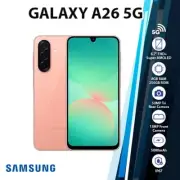 Samsung Galaxy A26 5G Android Cell Phone (Pink/8GB+256GB/Dual SIM/Unlocked)