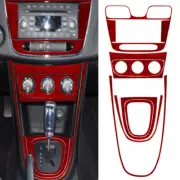 Red Carbon Fiber Automatic Gear Center Control Cover For Chrysler 200 2011-2014 (for: Chrysler)