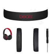 OEM Replacement Ear Pad + Headband Arch Beats By Dre Studio 3 Defiant Red Black