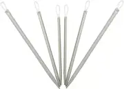 2 Sets 3Pcs/Set Big Eye Nylon Wire Knitting Needles Yarn Sewing Needles
