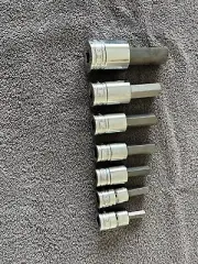 Snap On 1/2 Dr Hex Bit Socket Set New 307ESAY