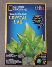 National Geographic Science Magic Glow in the dark Crystal Lab Stem