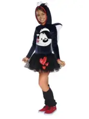 Pepe Le Pew Girls Hooded Child Costume - Large - Rubies